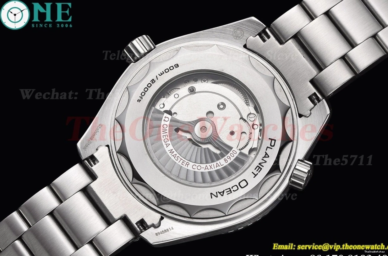 SS Orange 600m White 43mm Seamaster Dial GDF MY8215 SS 0331